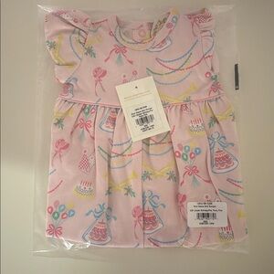 The Beaufort Bonnet Company Britt Romper Golden Birthday Pier Party Pink 3-6M